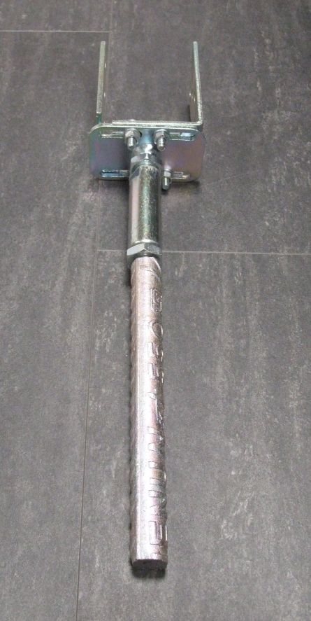 U-Pfostenträger verstellbar 71-161 mm, 

Typ 581, verzinkt, 219901

