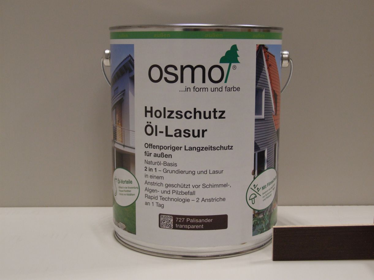 OSMO Holzschutz-ÖL-Lasur Palisander 727, 

5 l; 12100073

