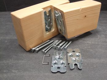 KNAPP RICON® System 80/40 EA 

incl. Schrauben, verzinkt K361 bestehend aus:

2x RICON 80/40, 2 x SK 5x50 mm, 2 x SK 5x80 mm

2 x SK 8x50 mm, 2 x SK 8x80 mm

1 x Sperrbügel

