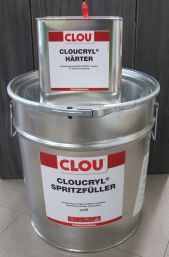 CLOUCRYL®  Spritzfüller weiß 20 l; 

200.17789 mit Härter 2 l-Gebinde

