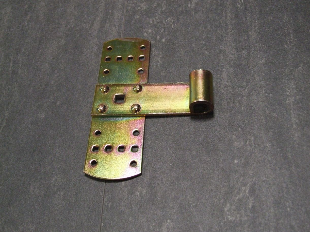 Kreuzband 160x50 mm Dorn 13 mm, 

galv.gelbverzinkt, 315047

