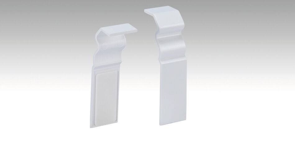 Verbindungsstück zur Fußleiste Profil 10 PK

(60 mm) Weiß 2001 (VPE 2 St.) 

Art. 800028-04-02001


