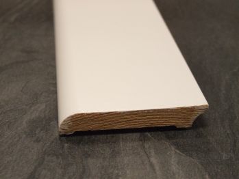 Sockelleiste Nr. 300, 12x70x2700 mm, 

Nadelholz deckend weiß, 80411105

