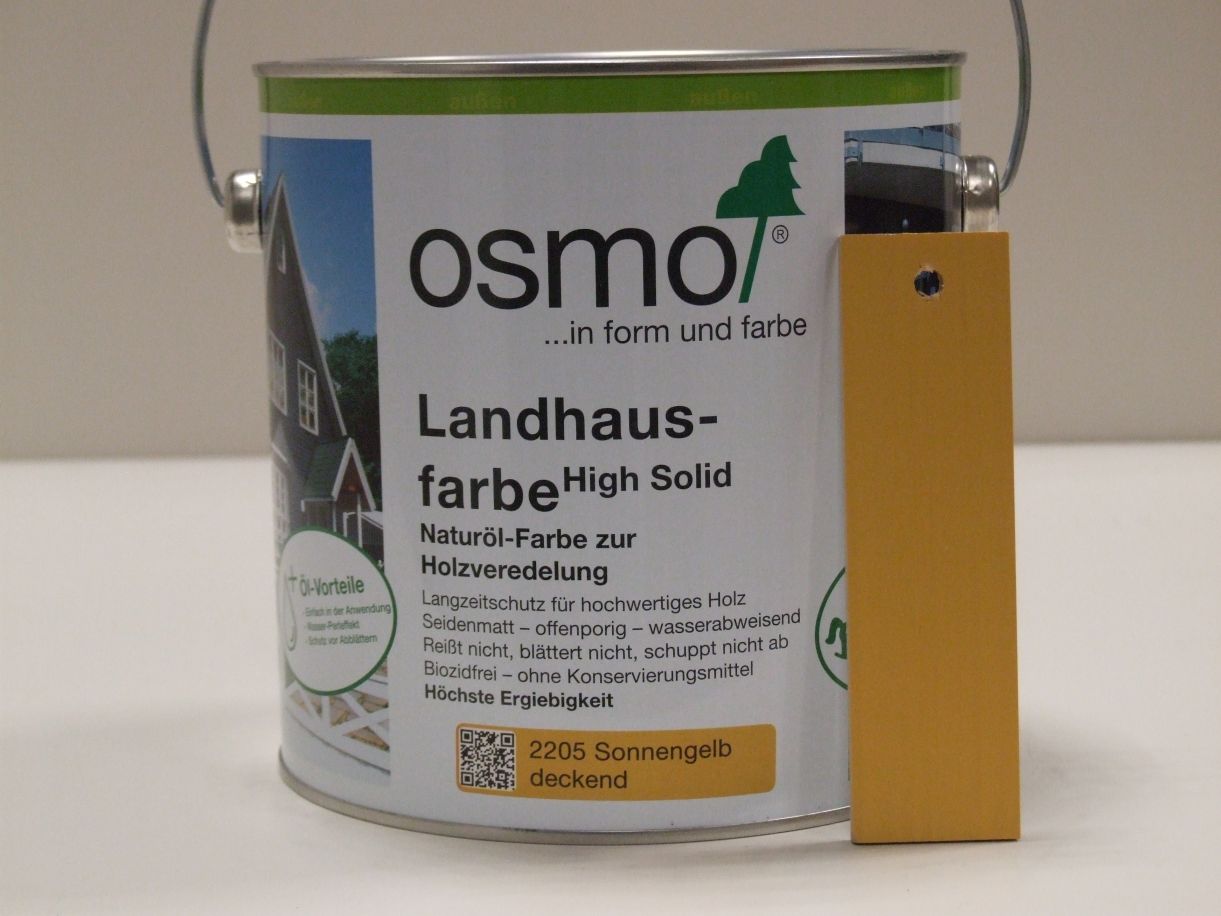 OSMO Landhausfarbe Sonnengelb 2205,

2,5 l; 11400058

