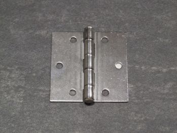 Scharnier 60x60x1,50 mm, gerollt, Edelstahl, 

vernieteter Edelstahlstift, 361266


