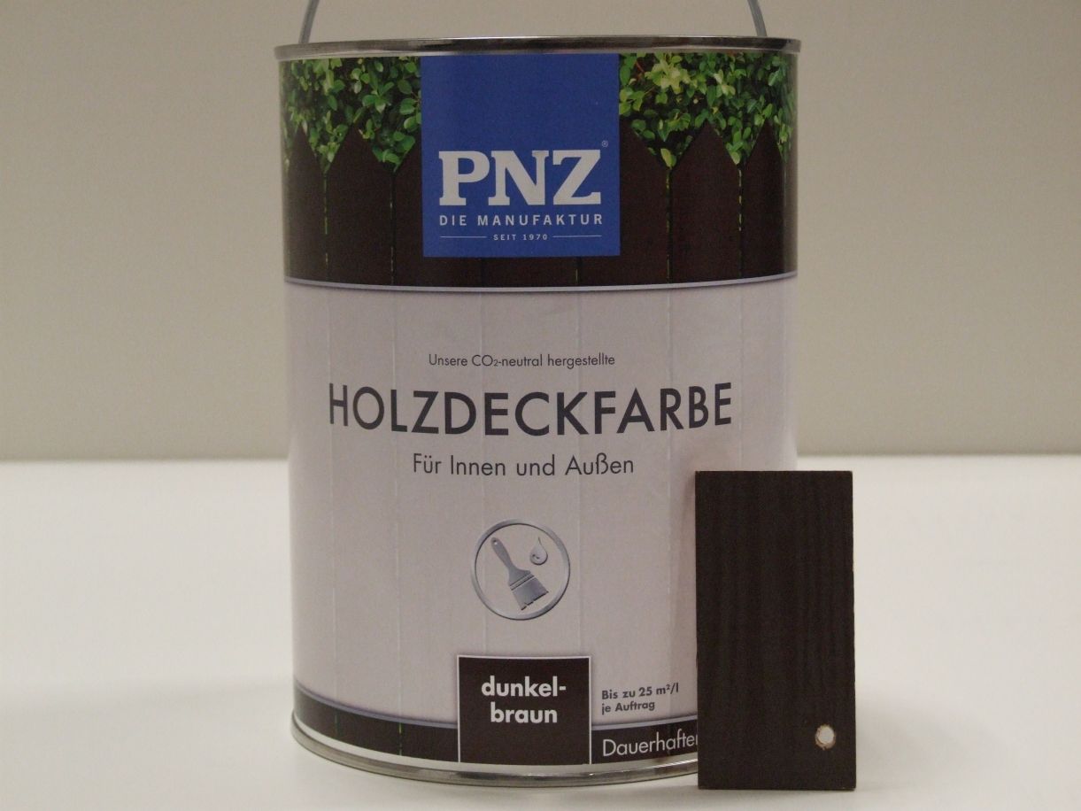 PNZ Holzdeckfarbe dunkelbraun, 2,5 l; 75006

