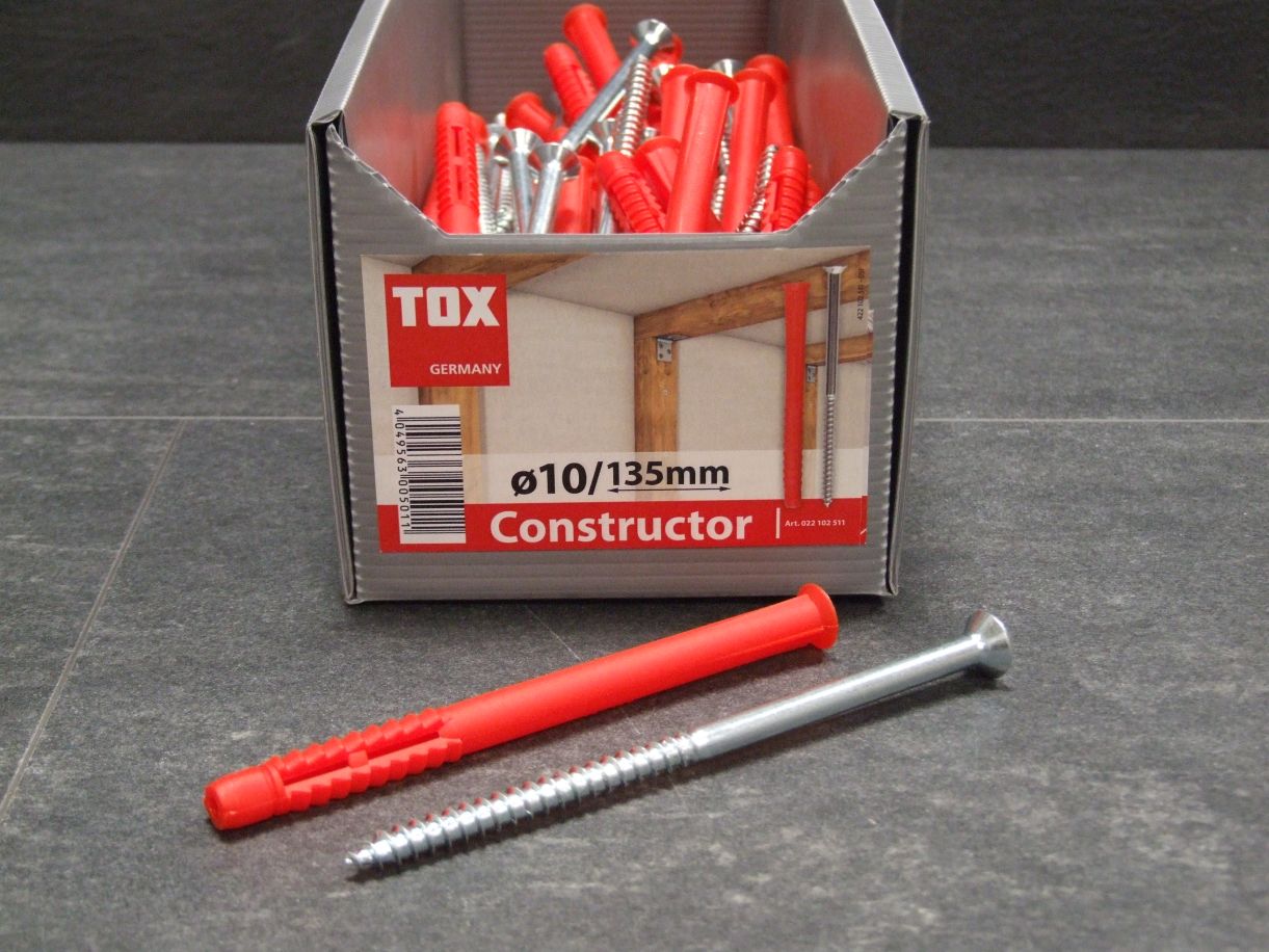 Allzweck Rahmendübel Constructor 

10x135 mm, 022102511;  VE/25 Stück


