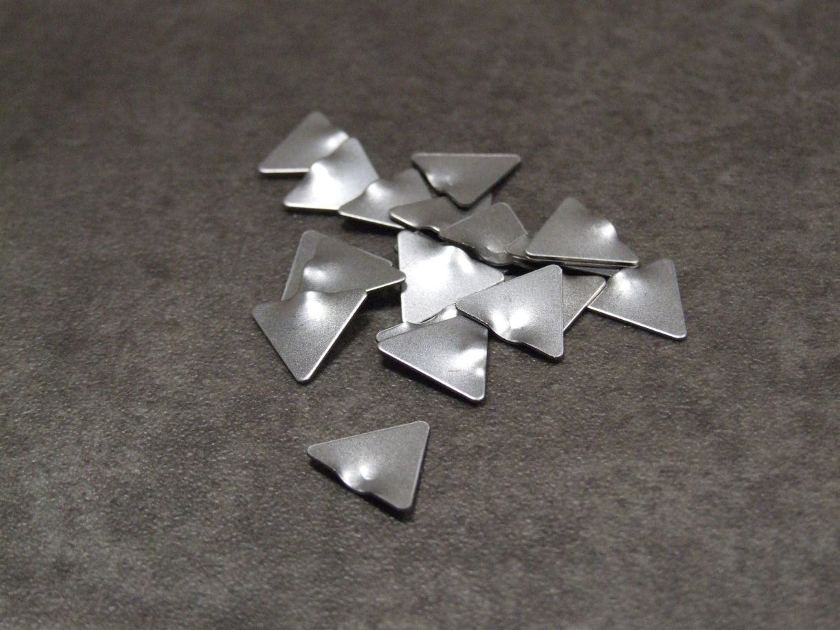 Glaserecke 13 mm, blank, VE= 50 gr., 082390-1

