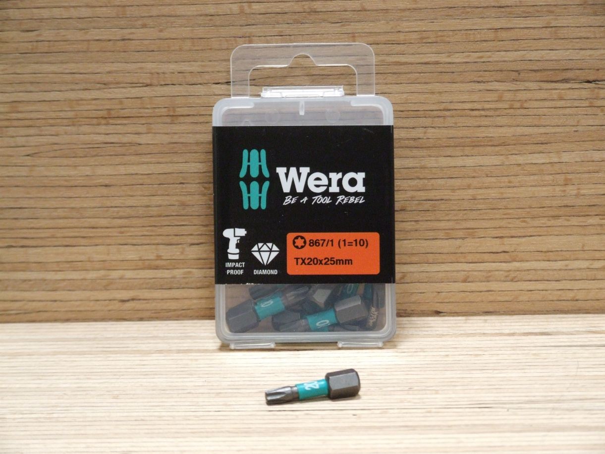 Torx Bits 867/1 IMP DC IMPAKTOR, 

TX 20x25 mm, 057624

