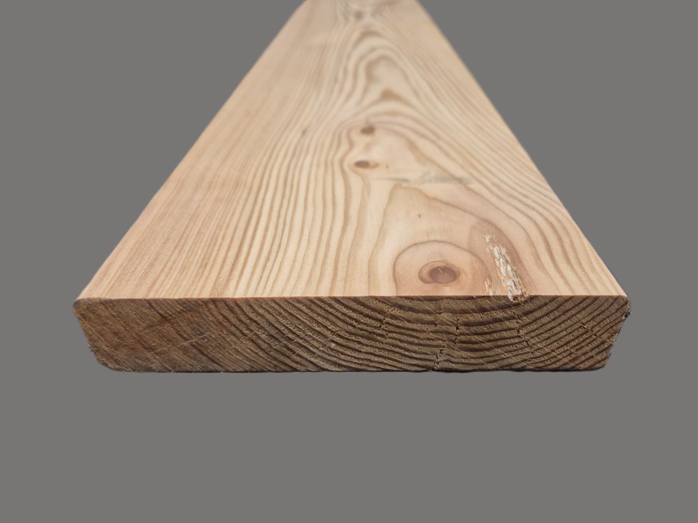 Terrassendiele kanad. Lärche 27x143 mm  

unbehandelt, beidseitig glatt gehobelt

Länge: 3,05 / 6,10m

