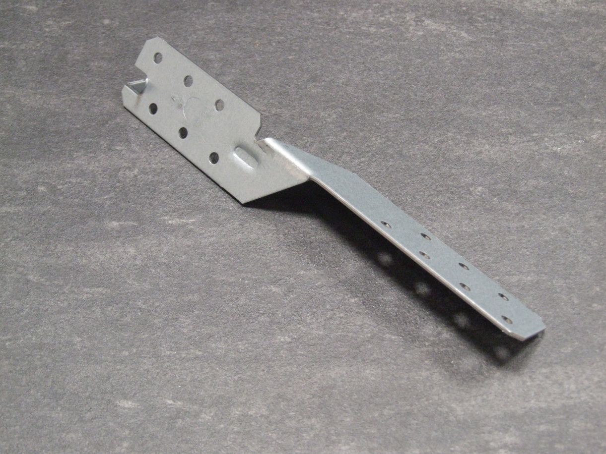 Sparrenpfettenanker TYP RLD, 

210x36x2,0 mm, mit Dorn, re/li, 

ETA-10 0007, NKL 2, 100502RLD

