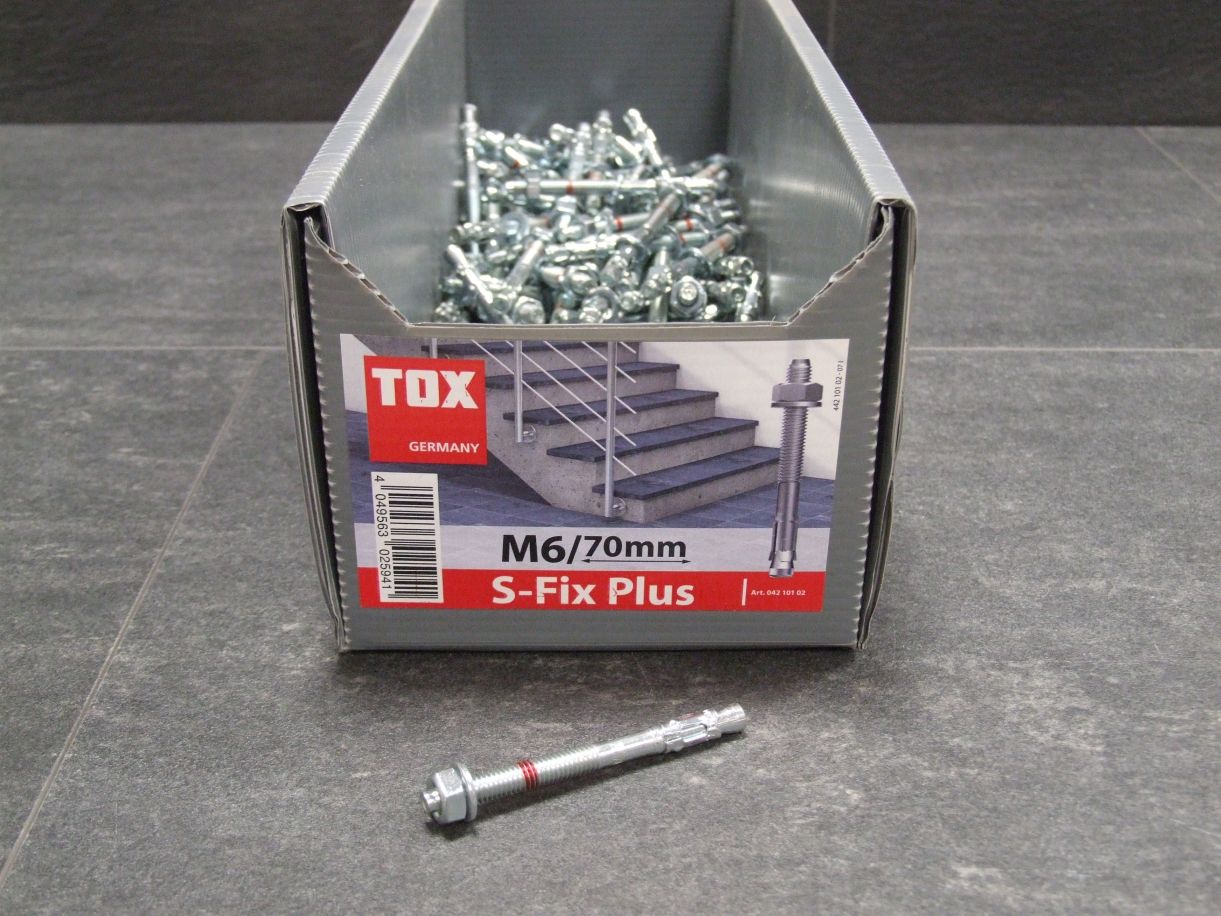 TOX Bolzenanker S-FIX Plus, M6x70/12, 04210102

