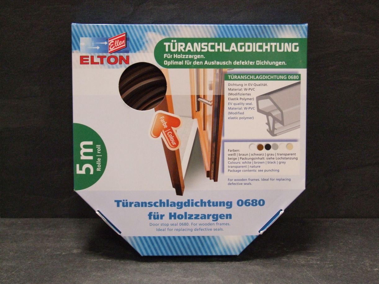 Dichtungsprofil 0680 EV, braun, 

5 m-Rolle, 0500152


