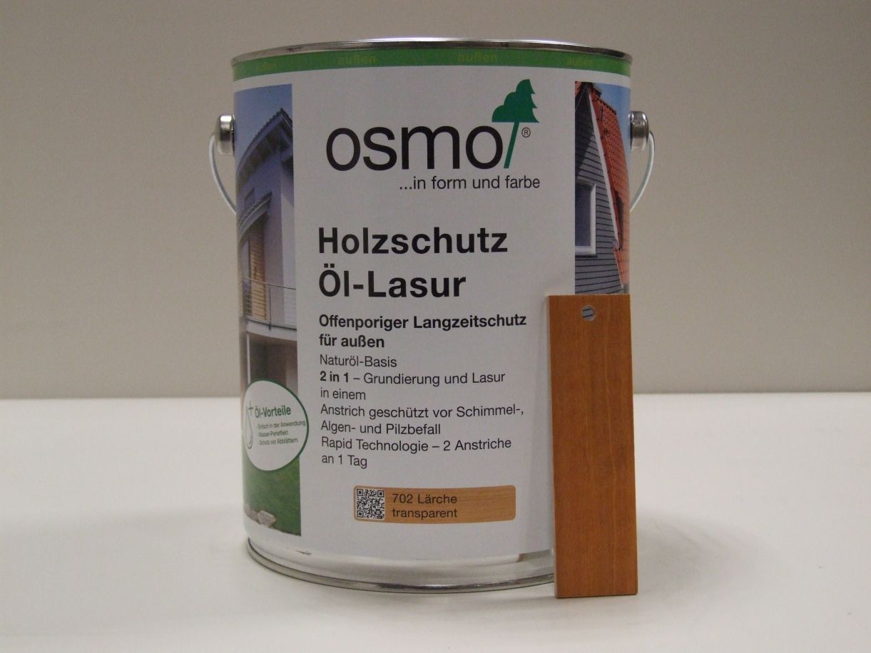 OSMO Holzschutz-Öl-Lasur Lärche 702, 

5 l; 12100063

