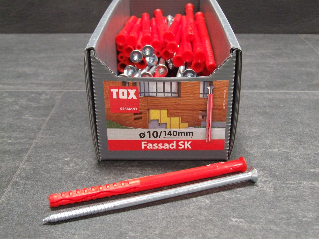 TOX Rahmendübel Fassad SK 

10x140 mm, 062101431; 50 St./VE

