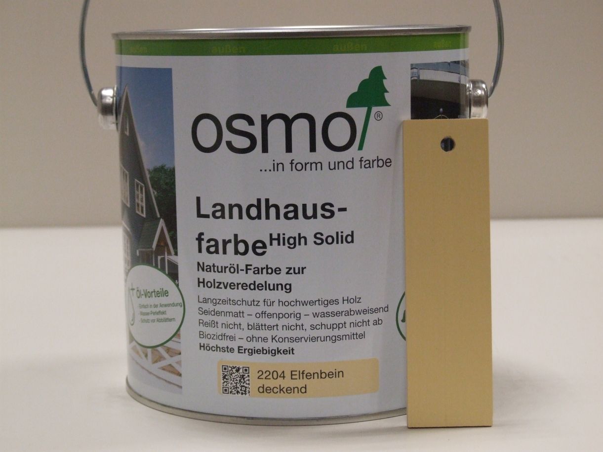 OSMO Landhausfarbe Elfenbein 2204,

2,5 l, 11400037

