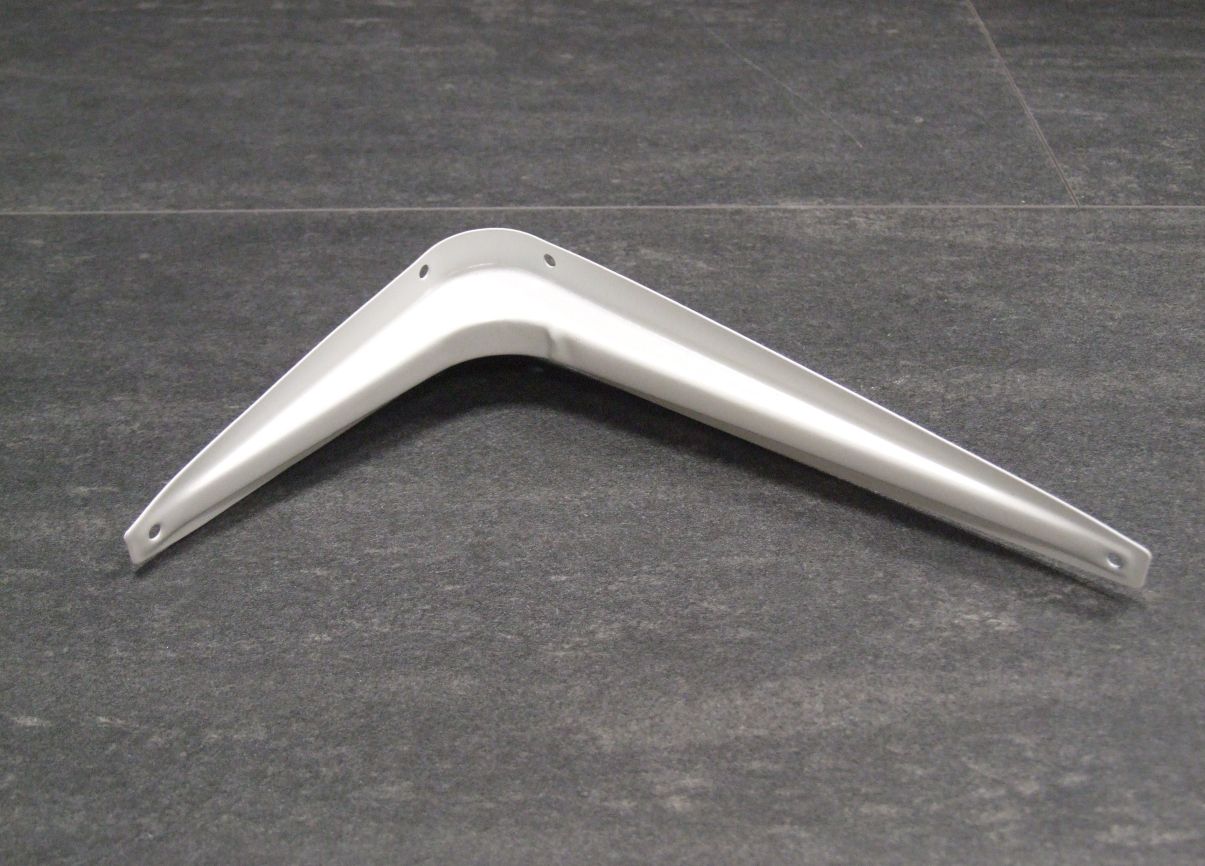Konsole 130x195x40 mm, Stahl weiß beschichtet,

Tragkraft 17,5 kg

