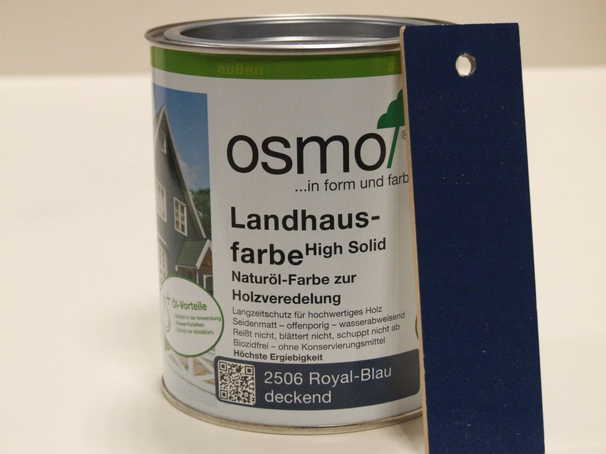 OSMO Landhausfarbe Royal-Blau 2506,

0,75 l; 11400072

