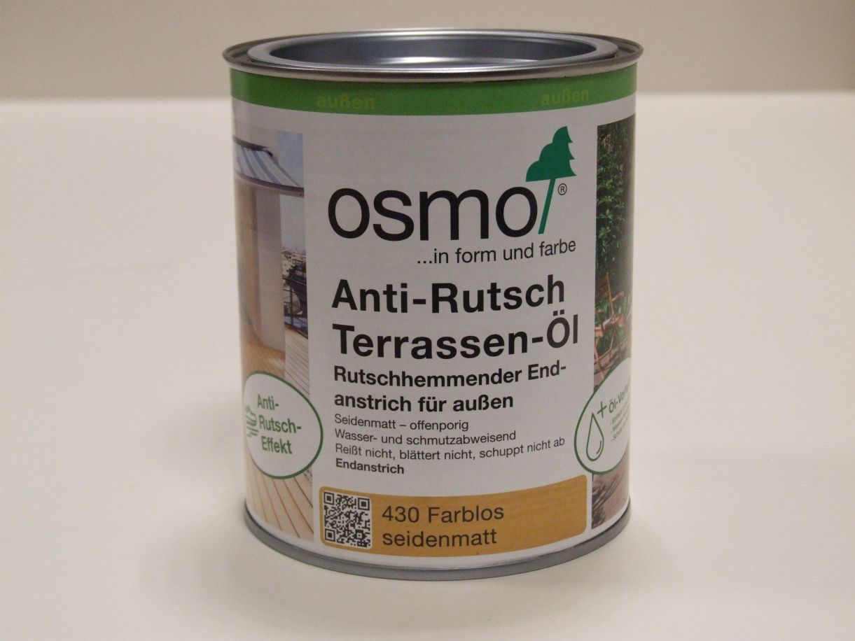 OSMO Anti-Rutsch Terrassenöl 430 farblos, 

0,75 l; 11500074

