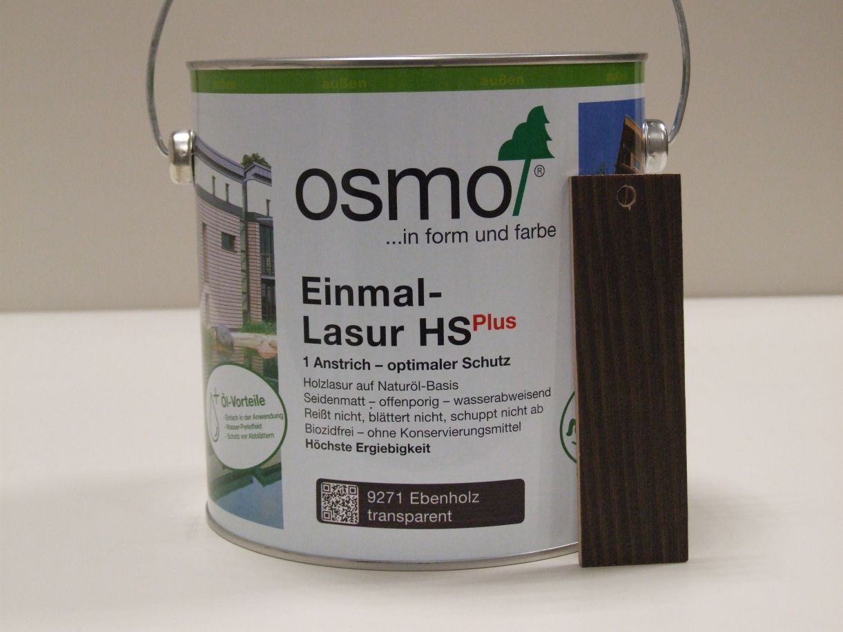 OSMO Einmal-Lasur Ebenholz 9271, 

2,5 l; 11101275

