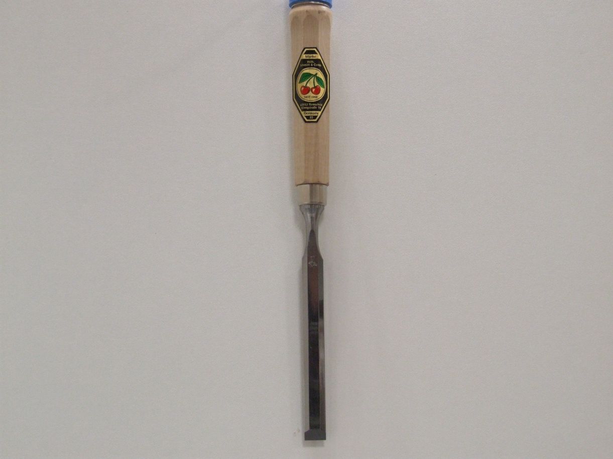 Kirschen Stechbeitel Nr. 1002, 12 mm, Weißbuchenheft, Schlagkopf

