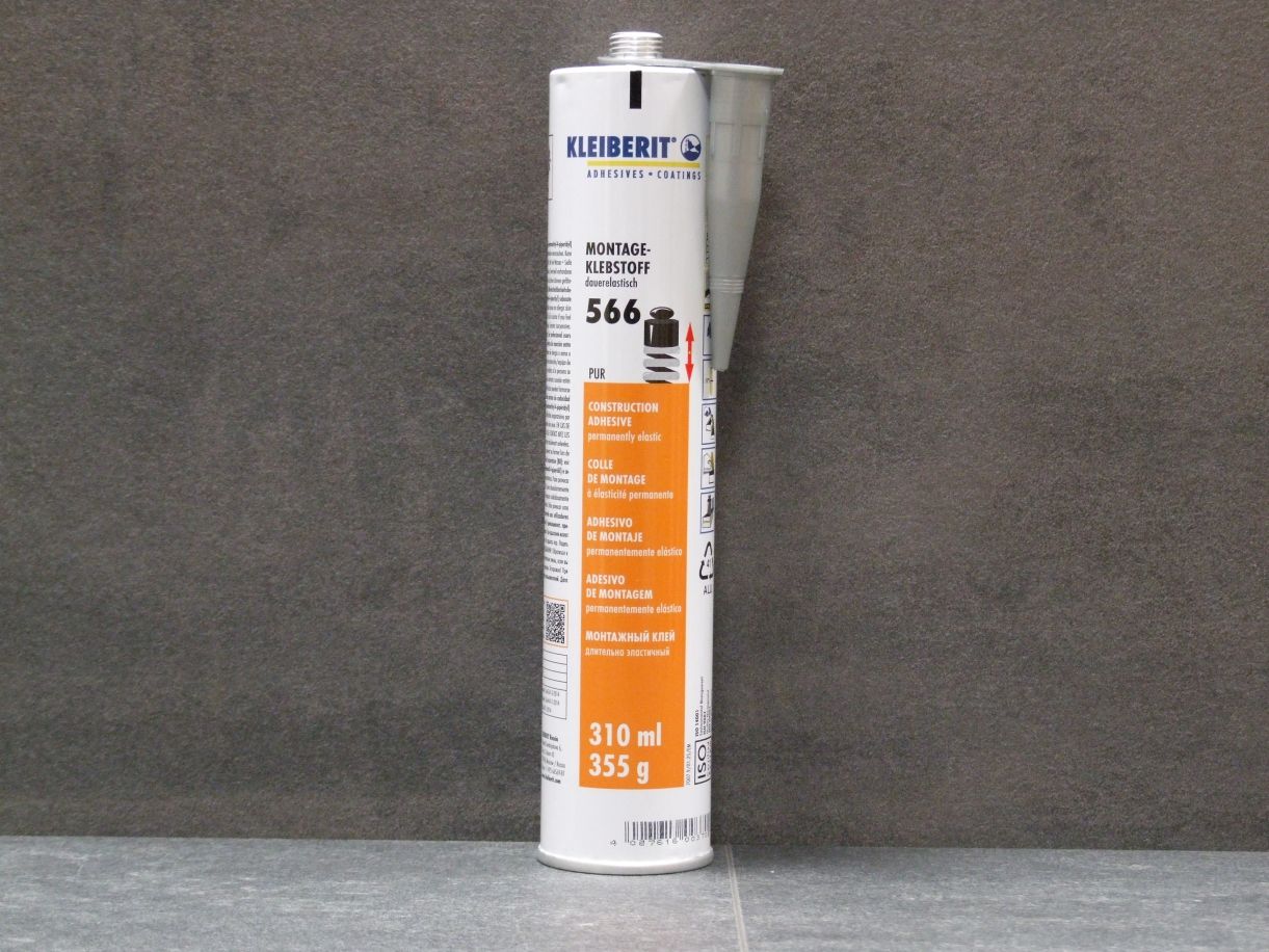 Kleiberit 1K PUR Klebstoff Supracraft 566.0, 

grau, 0,355 kg/300 ml

