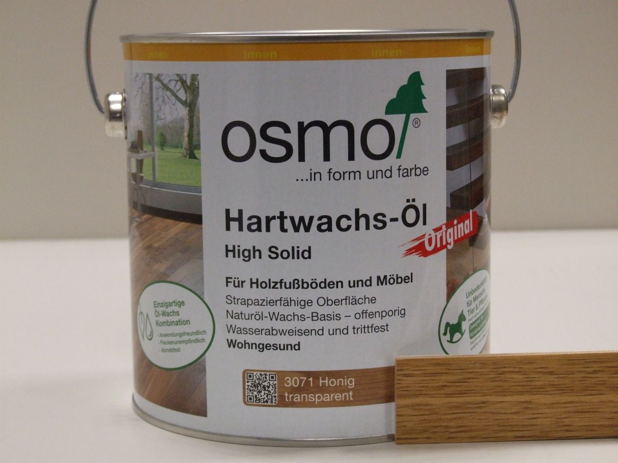 OSMO Hartwachs-Öl Honig 3071, 

2,5 l; 10100300


