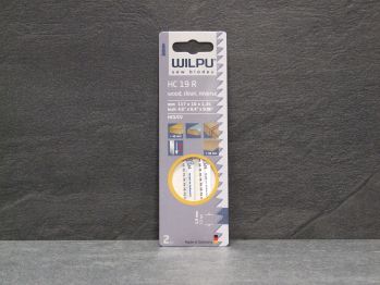 Stichsägeblätter HC 19 R, HCS/CV

91/117x10x1,45 mm, Zahnung auf Stoß

02106 00002;  2 St./VE



