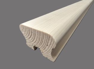 Handlauf schmal Fichte 45x60 mm

mit Nut 19 mm


